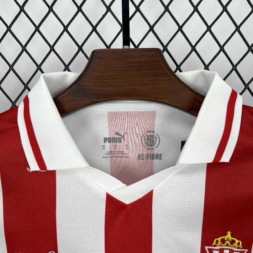 Sporting de Gijon 2025/26 Conjunto Principal – Criança