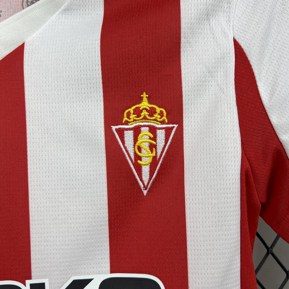 Sporting de Gijon 2025/26 Conjunto Principal – Criança