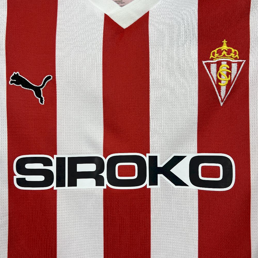 Sporting de Gijon 2025/26 Conjunto Principal – Criança