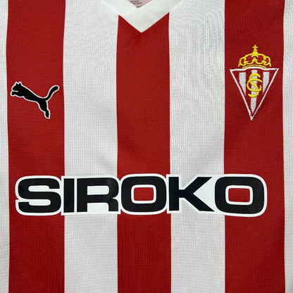 Sporting de Gijon 2025/26 Conjunto Principal – Criança