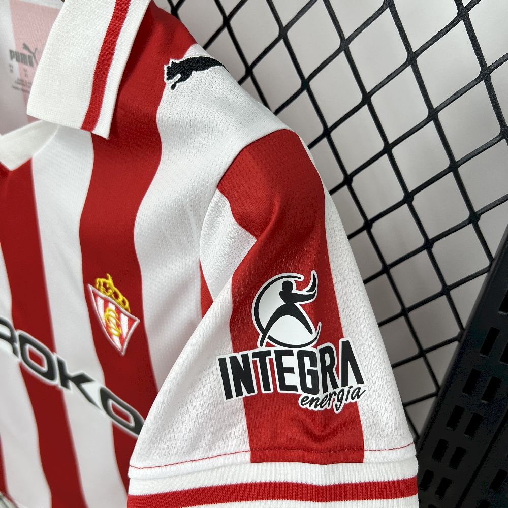Sporting de Gijon 2025/26 Conjunto Principal – Criança
