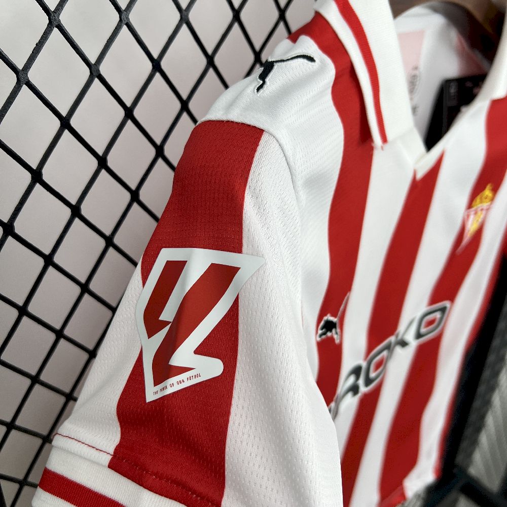 Sporting de Gijon 2025/26 Conjunto Principal – Criança