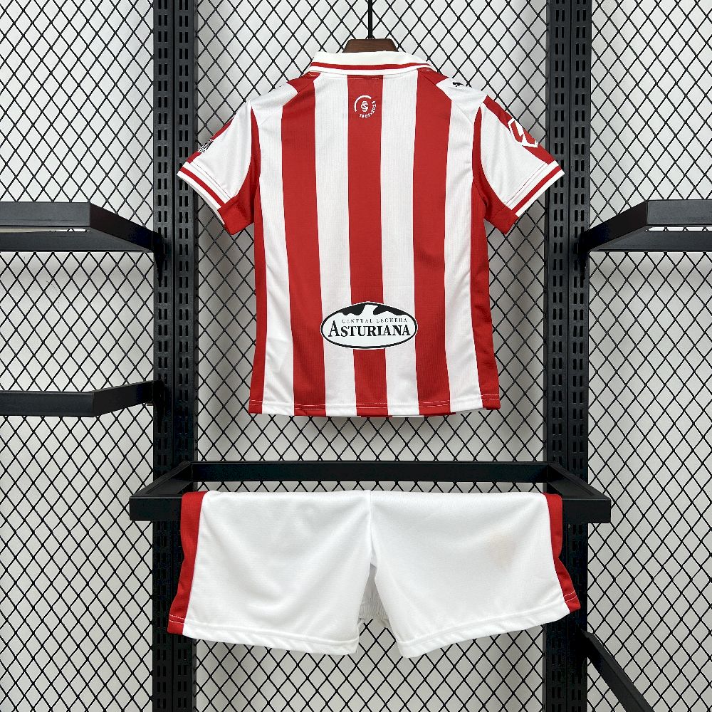Sporting de Gijon 2025/26 Conjunto Principal – Criança