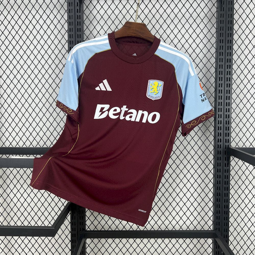 Aston Villa 2025/26 Camisola Principal – Homem
