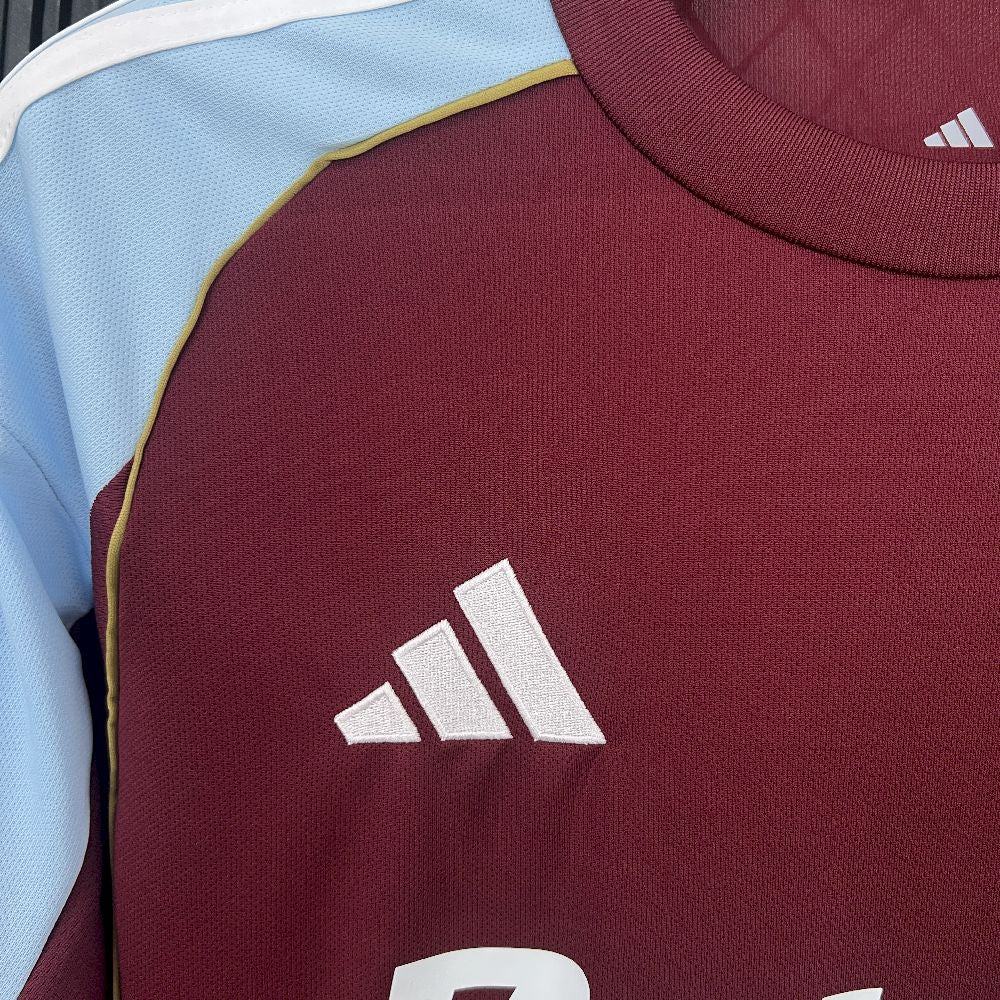 Aston Villa 2025/26 Camisola Principal – Homem