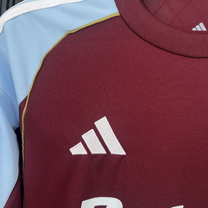 Aston Villa 2025/26 Camisola Principal – Homem