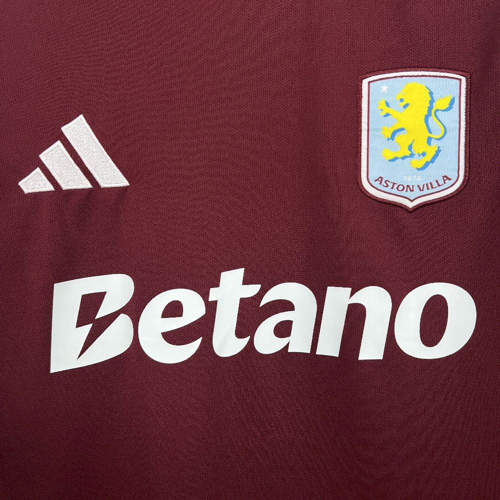 Aston Villa 2025/26 Camisola Principal – Homem