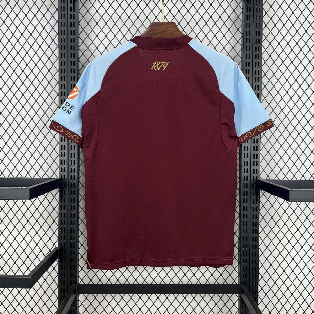 Aston Villa 2025/26 Camisola Principal – Homem