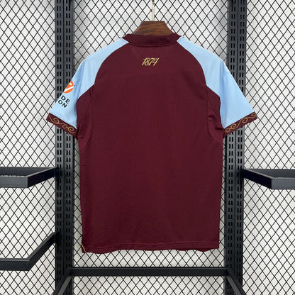 Aston Villa 2025/26 Camisola Principal – Homem