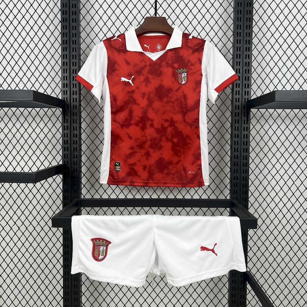 Braga 2025/26 Conjunto Principal – Criança