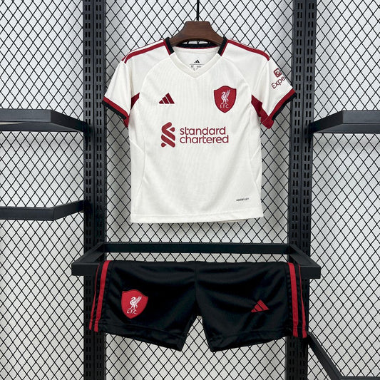 Liverpool 2025/26 Conjunto Alternativo – Criança