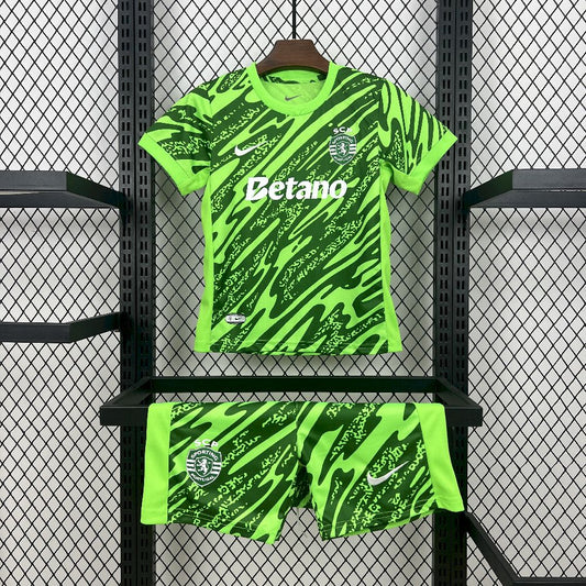 Sporting CP 2025/26 Conjunto de Guarda-Redes – Criança