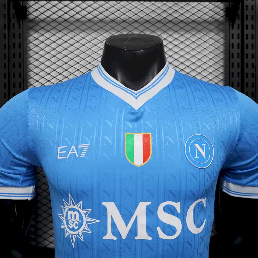 Napoli 2025/26 Camisola Principal Versão Jogador – Homem