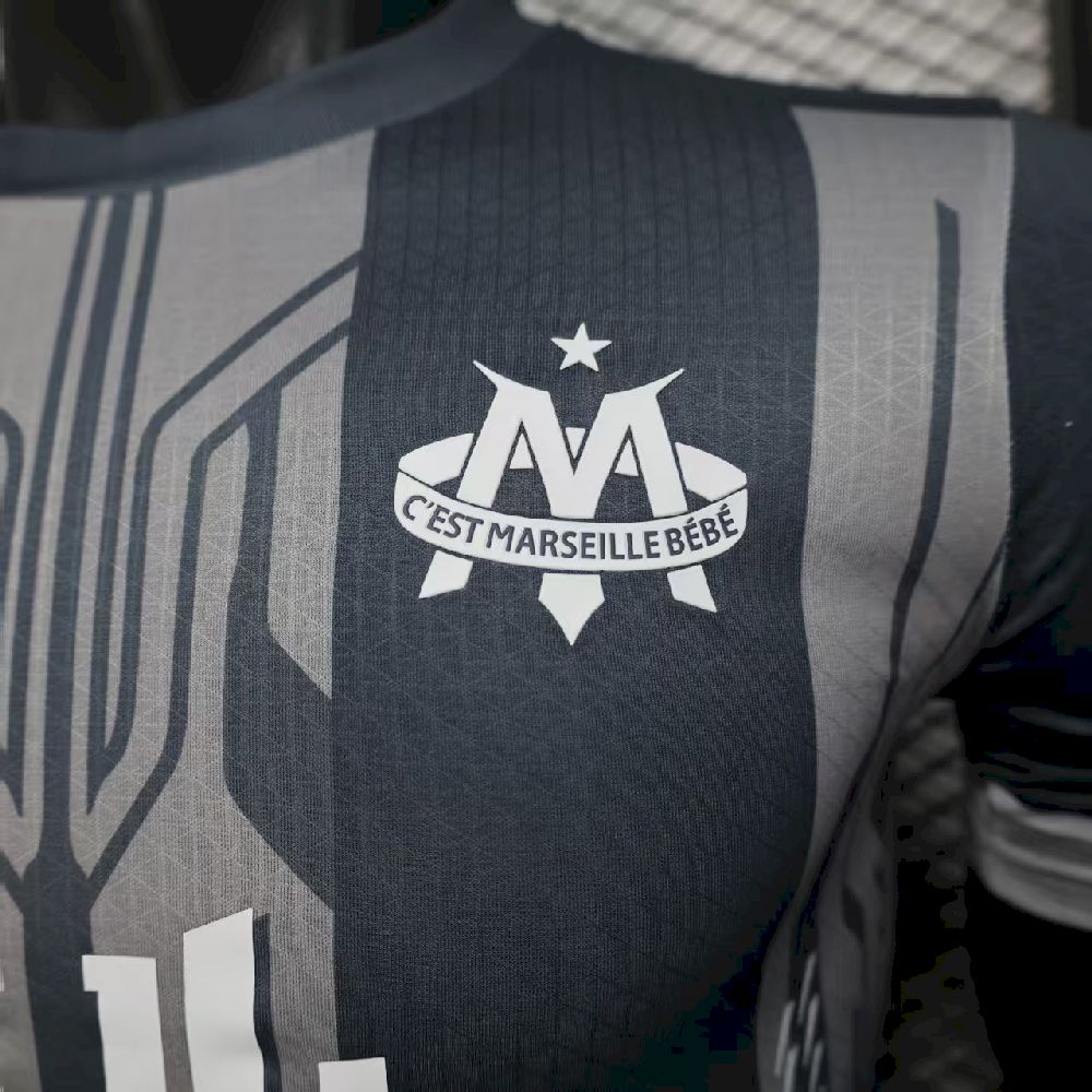 Olympique Marseille 2025/26 Camisola Cinzenta Versão Jogador – Homem
