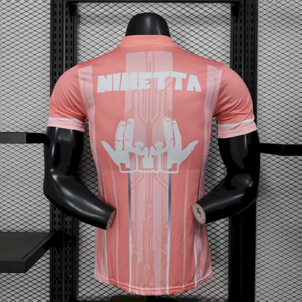 Olympique Marseille 2025/26 Camisola Rosa Versão Jogador – Homem