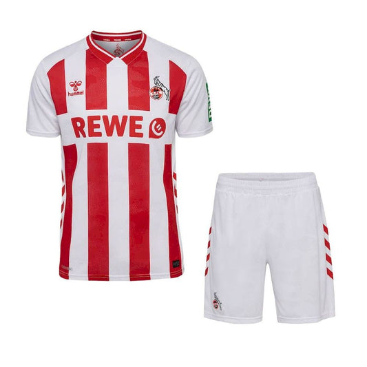 1. FC Köln 2025/26 Conjunto Principal – Criança