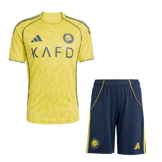 Al-Nassr FC 2025/26 Conjunto Principal – Criança
