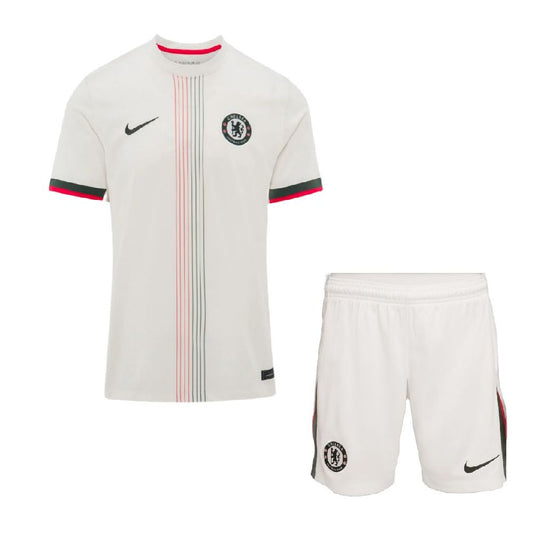 Chelsea 2025/26 Conjunto Alternativo – Criança