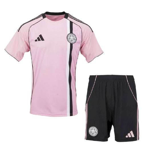 Leicester City 2025/26 Conjunto Alternativo – Criança