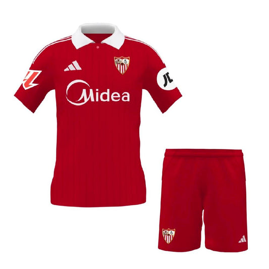 Sevilla FC 2025/26 Conjunto Alternativo – Criança