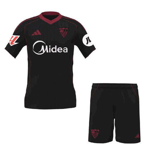 Sevilla FC 2025/26 Conjunto Terceiro – Criança