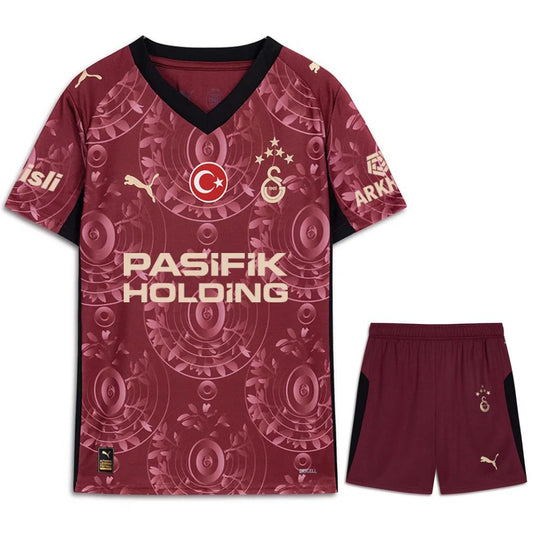 Galatasaray 2025/26 Conjunto Terceiro – Criança