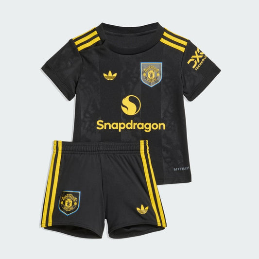 Manchester United 2025/26 Conjunto Terceiro – Criança
