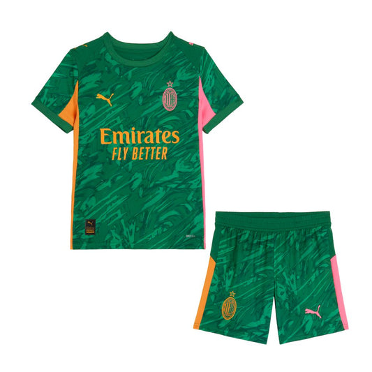 AC Milan 2025/26 Conjunto de Guarda-Redes Terceira – Criança