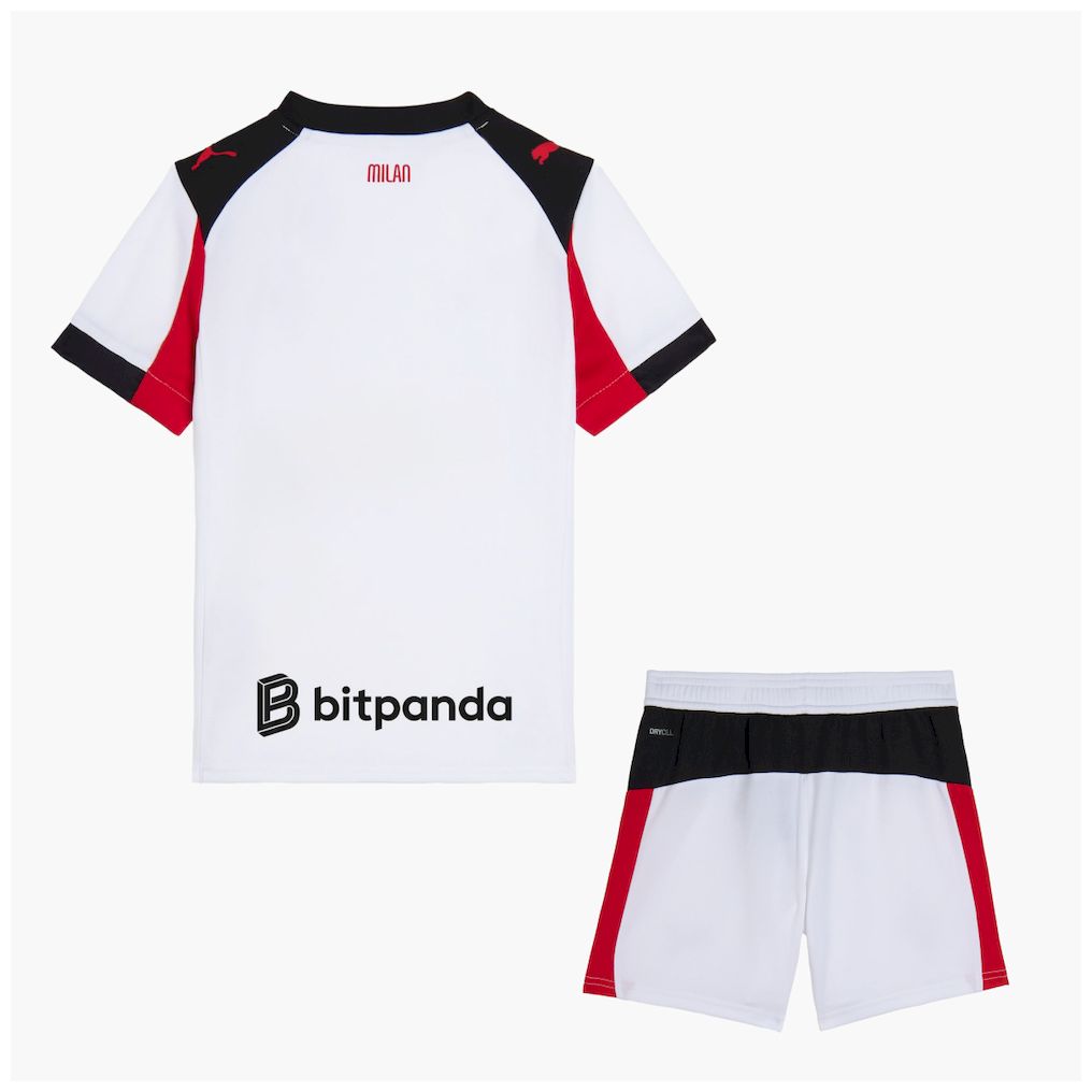 AC Milan 2025/26 Conjunto Alternativo – Criança