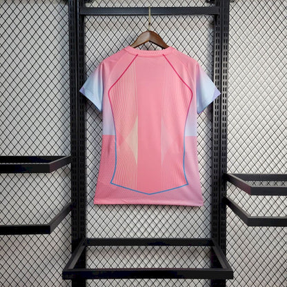 Barcelona 2025/26 Camisola Rosa – Mulher