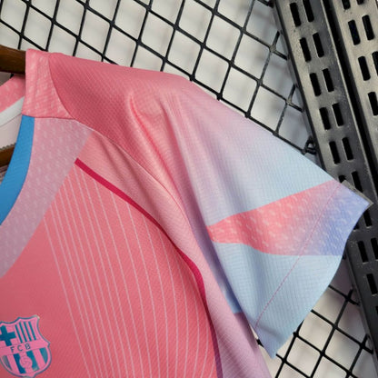 Barcelona 2025/26 Camisola Rosa – Mulher