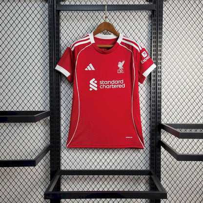 Liverpool 2025/26 Camisola Principal – Mulher
