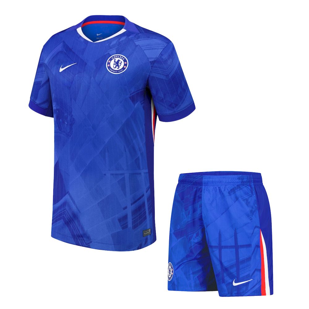 Chelsea 2025/26 Conjunto Principal – Criança