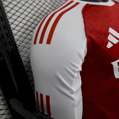 Arsenal 2025/26 Camisola Principal de Manga Comprida Versão Jogador – Homem