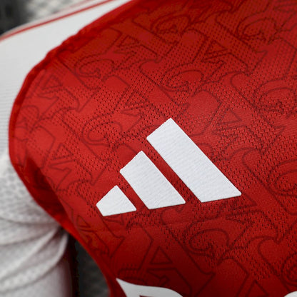 Arsenal 2025/26 Camisola Principal de Manga Comprida Versão Jogador – Homem