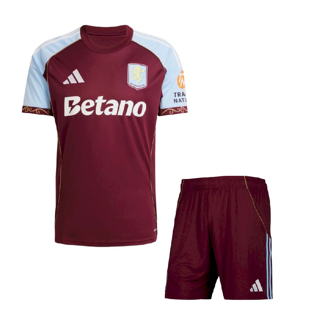 Aston Villa 2025/26 Conjunto Principal – Criança