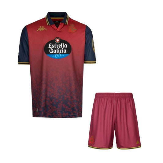 Deportivo de La Coruna 2025/26 Conjunto Alternativo – Criança