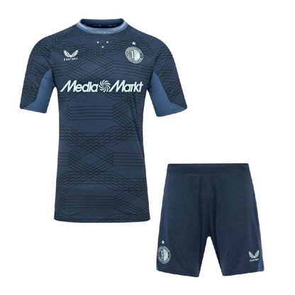 Feyenoord Rotterdam 2025/26 Conjunto Alternativo – Criança