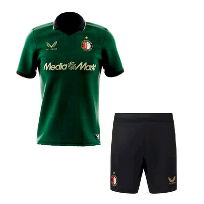 Feyenoord Rotterdam 2025/26 Conjunto Quarto – Criança