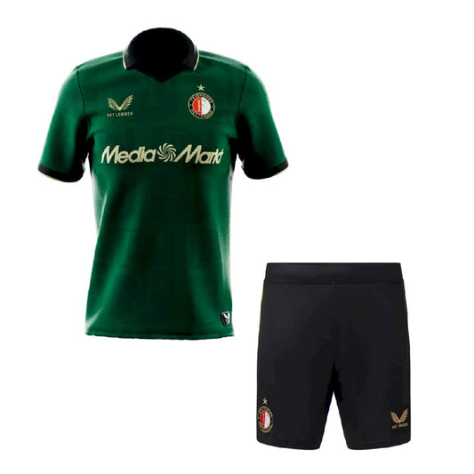 Feyenoord Rotterdam 2025/26 Conjunto Quarto – Criança