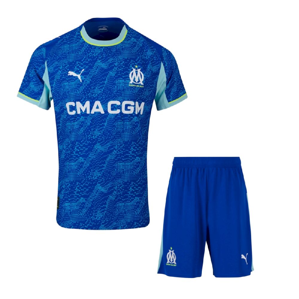 Olympique Marseille 2025/26 Conjunto Terceiro – Criança
