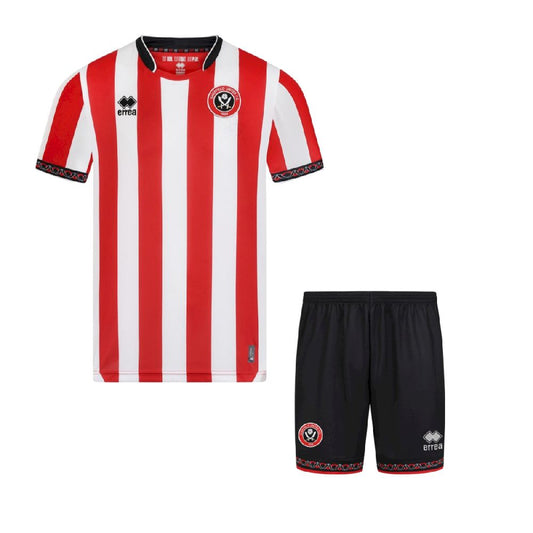 Sheffield United 2025/26 Conjunto Principal – Criança