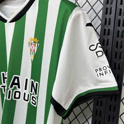 Cordoba CF 2025/26 Camisola Principal （Full sponsor） – Homem