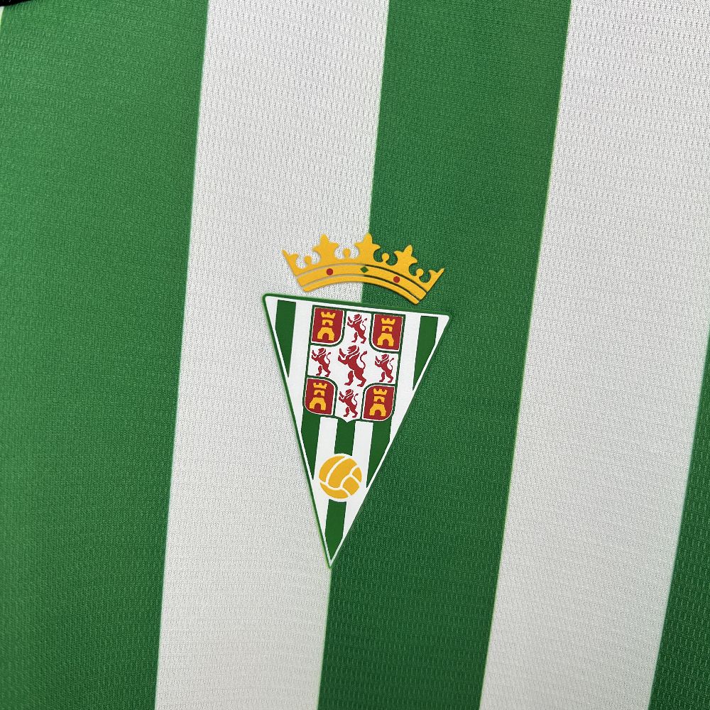 Cordoba CF 2025/26 Camisola Principal （Full sponsor） – Homem