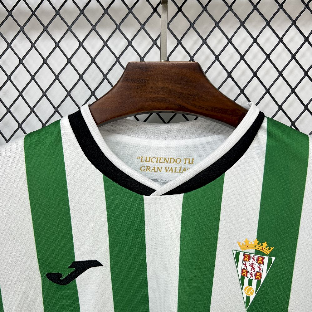 Cordoba CF 2025/26 Camisola Principal （Full sponsor） – Homem