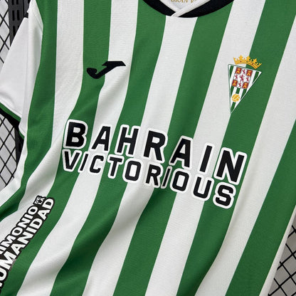 Cordoba CF 2025/26 Camisola Principal （Full sponsor） – Homem