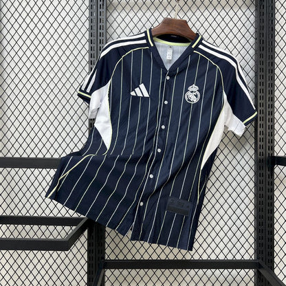 Real Madrid 2025/26 Camisola Basebol – Homem