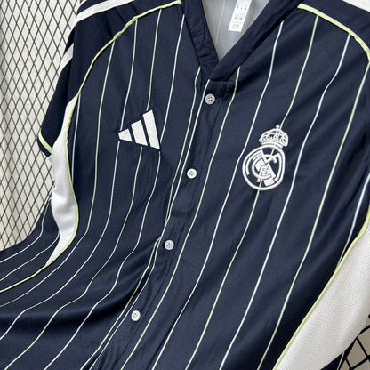 Real Madrid 2025/26 Camisola Basebol – Homem
