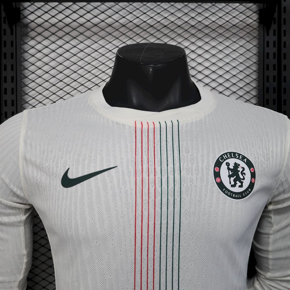 Chelsea 2025/26 Camisola Alternativa de Manga Comprida Versão Jogador – Homem