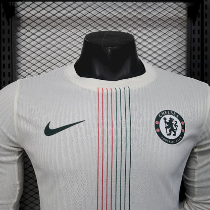 Chelsea 2025/26 Camisola Alternativa de Manga Comprida Versão Jogador – Homem